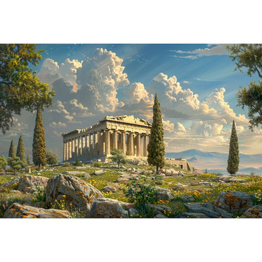 Canvas of Greek Landscape